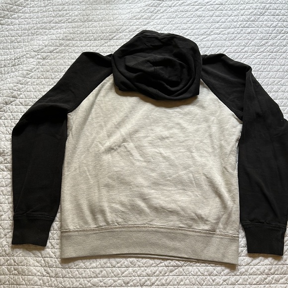 AMERICAN EAGLE VINTAGE Hoodie. Black & light gray. Men’s size SMALL. POCKET. - Picture 2 of 10